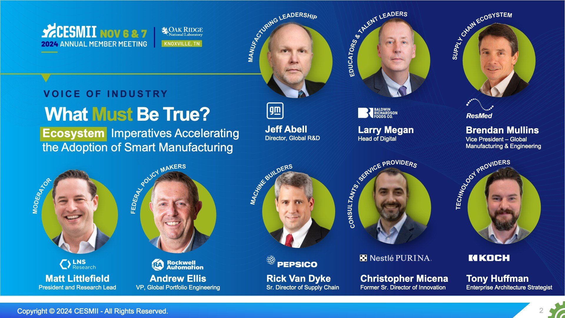 CESMII 2.0  Pt 2 SM Playbook Panel_WMBT_Ecosystem