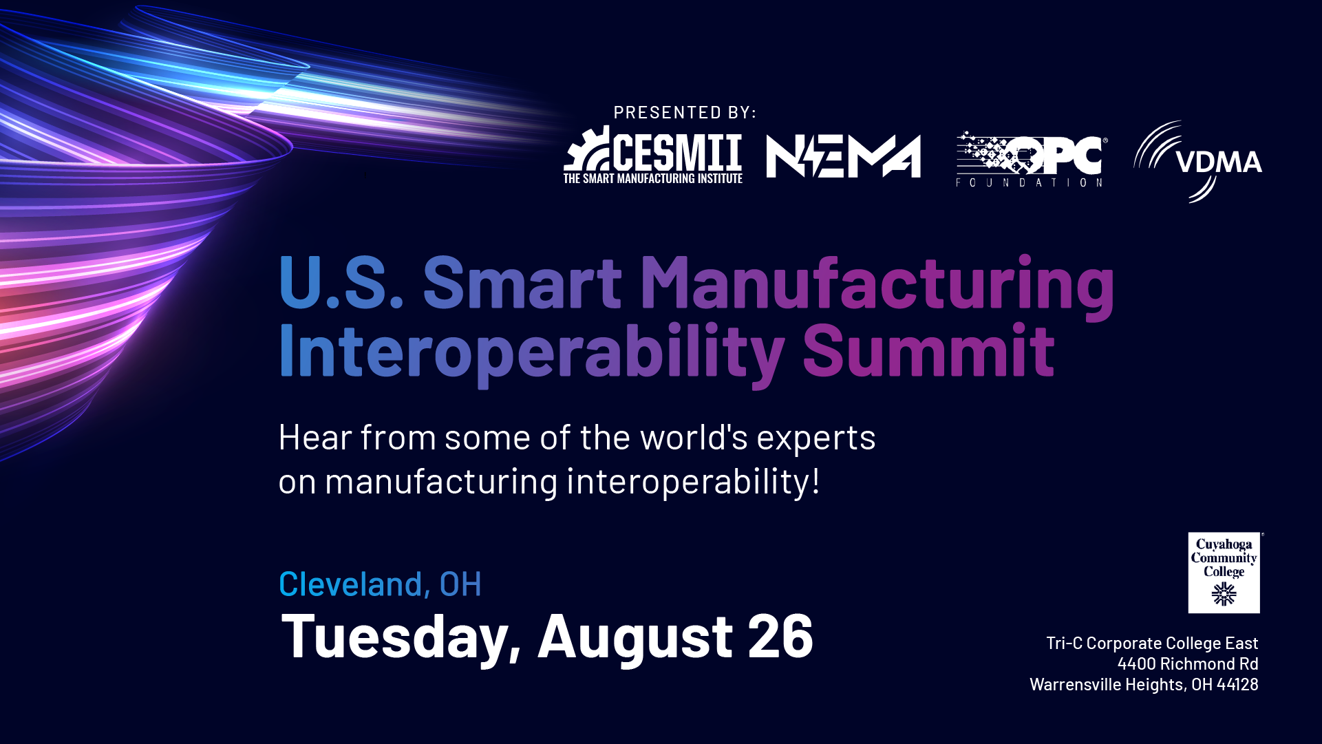 U.S. Smart Manufacturing Interoperability Summit in Cleveland