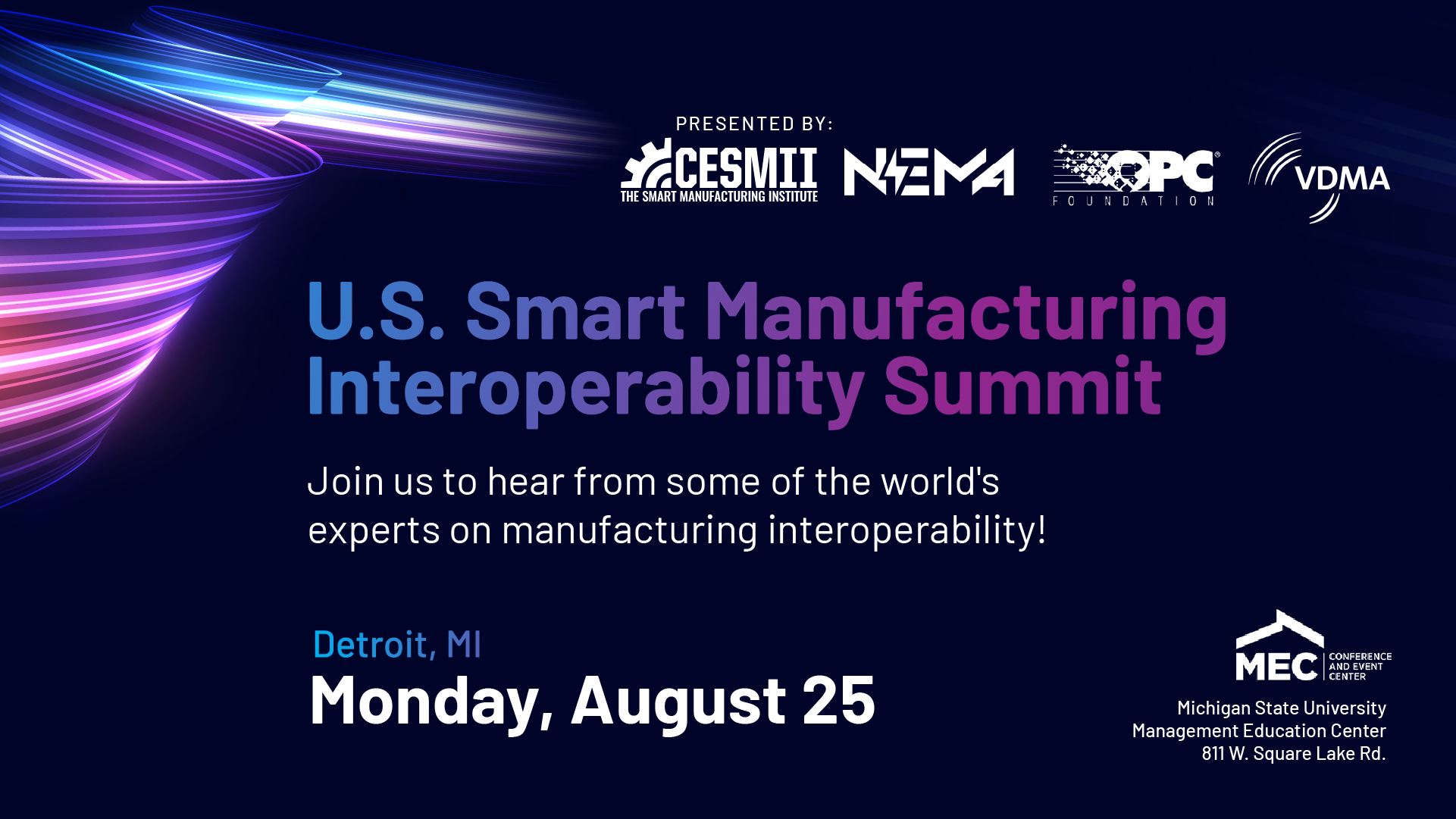 U.S. Smart Manufacturing Interoperability Summit in Detroit